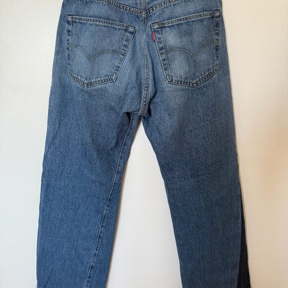 Levis Big E 501 XX Selvedge denim jeans with contrast side hem 30x30 - Picture 4 of 6